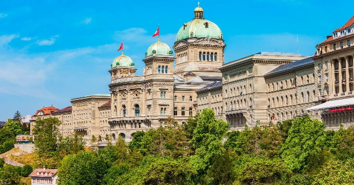 Bundeshaus als Symbolbild für die Gärten der Bundesverwaltung
